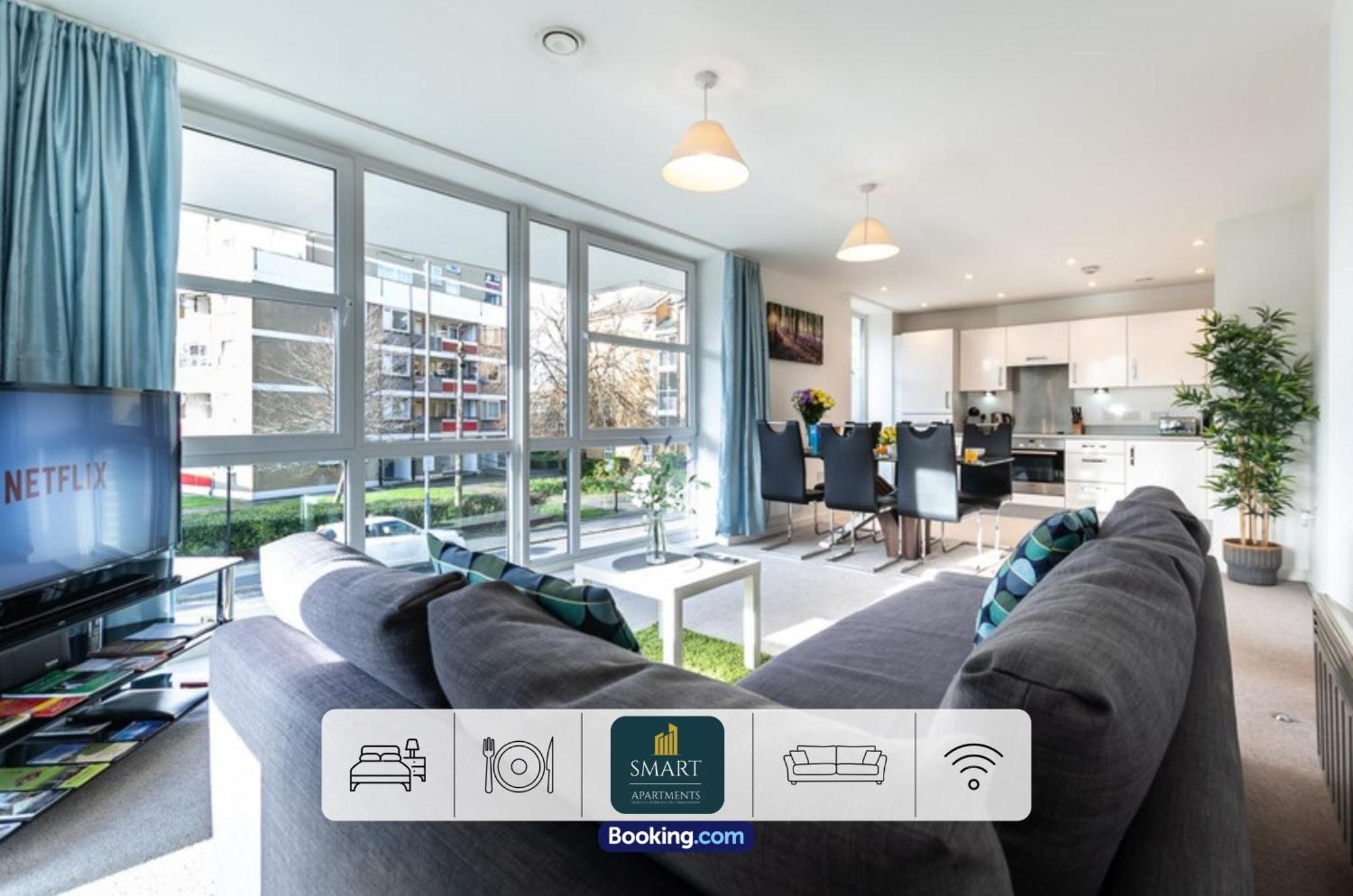 Spacious City Center Apartment By Smart Apartments Short Lets & Serviced Accommodation Apartment Southampton With Free Wifi Eksteriør bilde