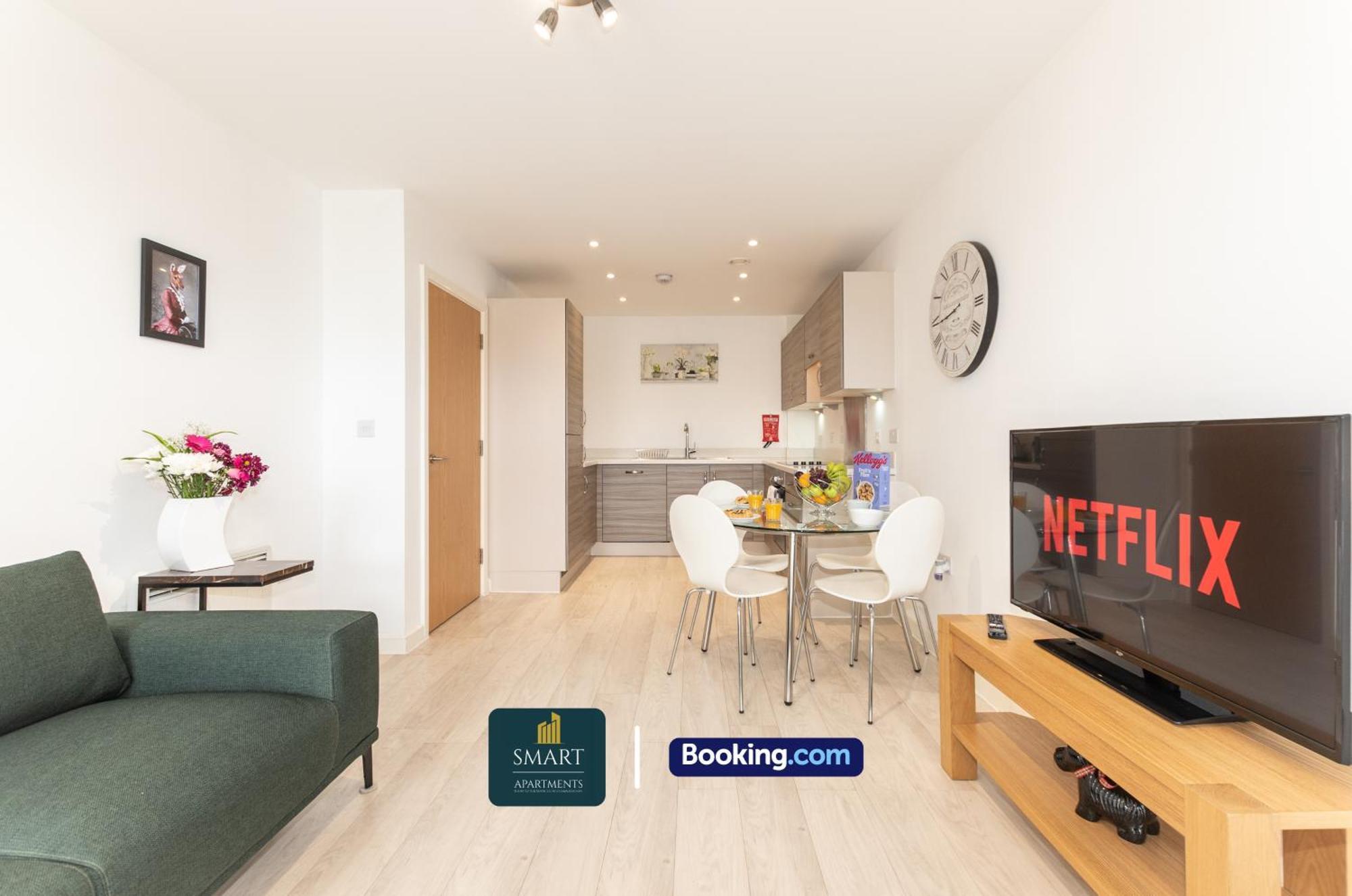 Spacious City Center Apartment By Smart Apartments Short Lets & Serviced Accommodation Apartment Southampton With Free Wifi Eksteriør bilde
