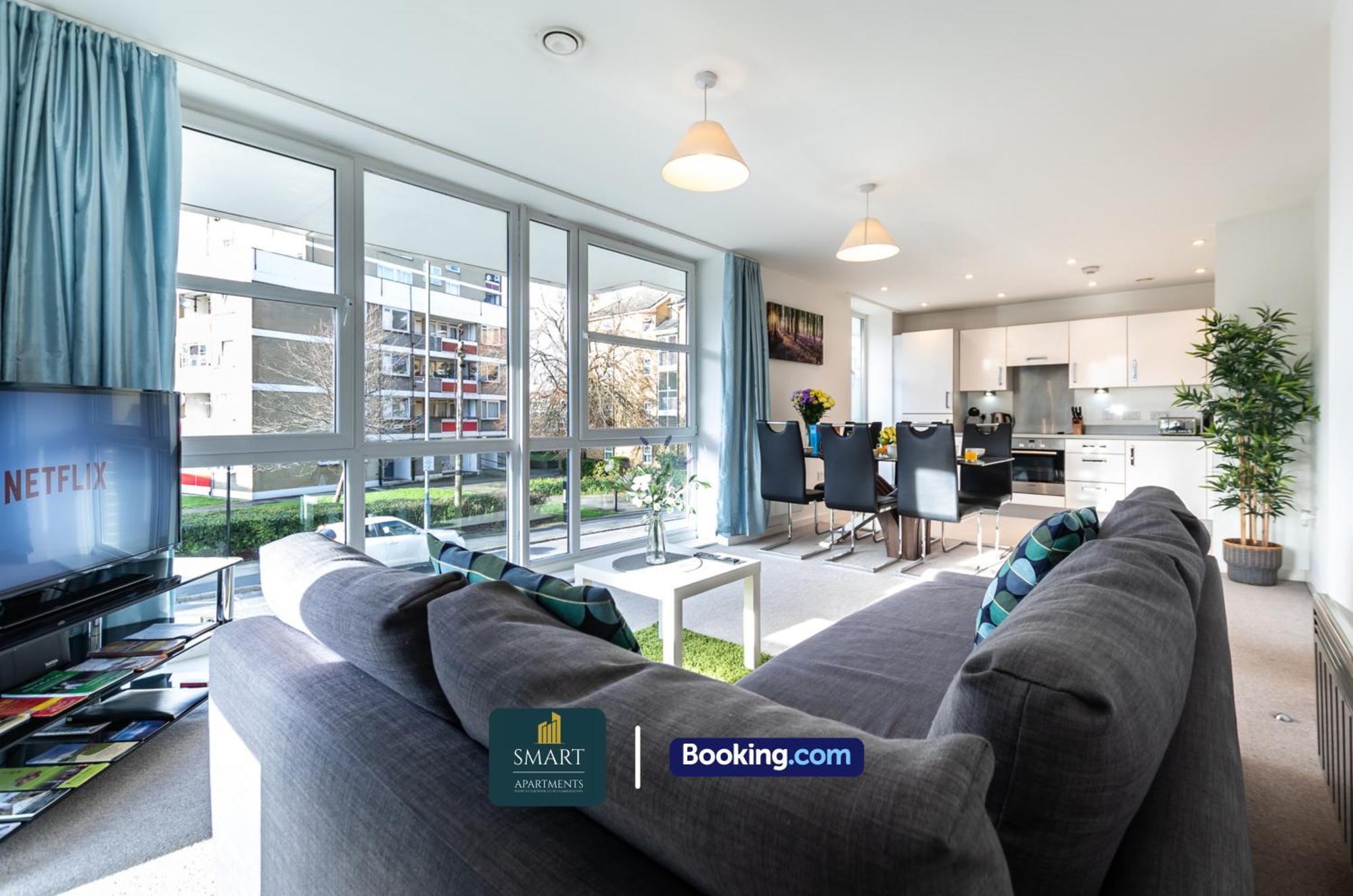 Spacious City Center Apartment By Smart Apartments Short Lets & Serviced Accommodation Apartment Southampton With Free Wifi Eksteriør bilde