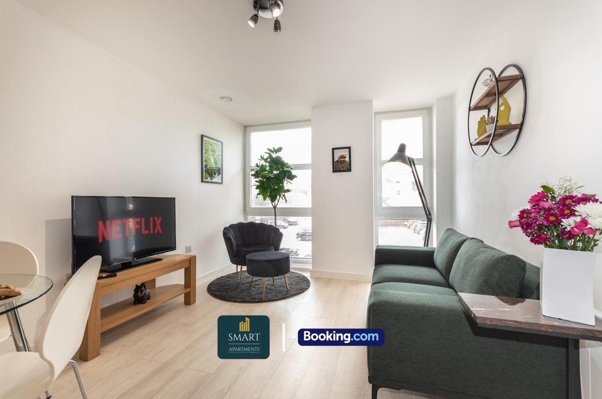 Spacious City Center Apartment By Smart Apartments Short Lets & Serviced Accommodation Apartment Southampton With Free Wifi Eksteriør bilde
