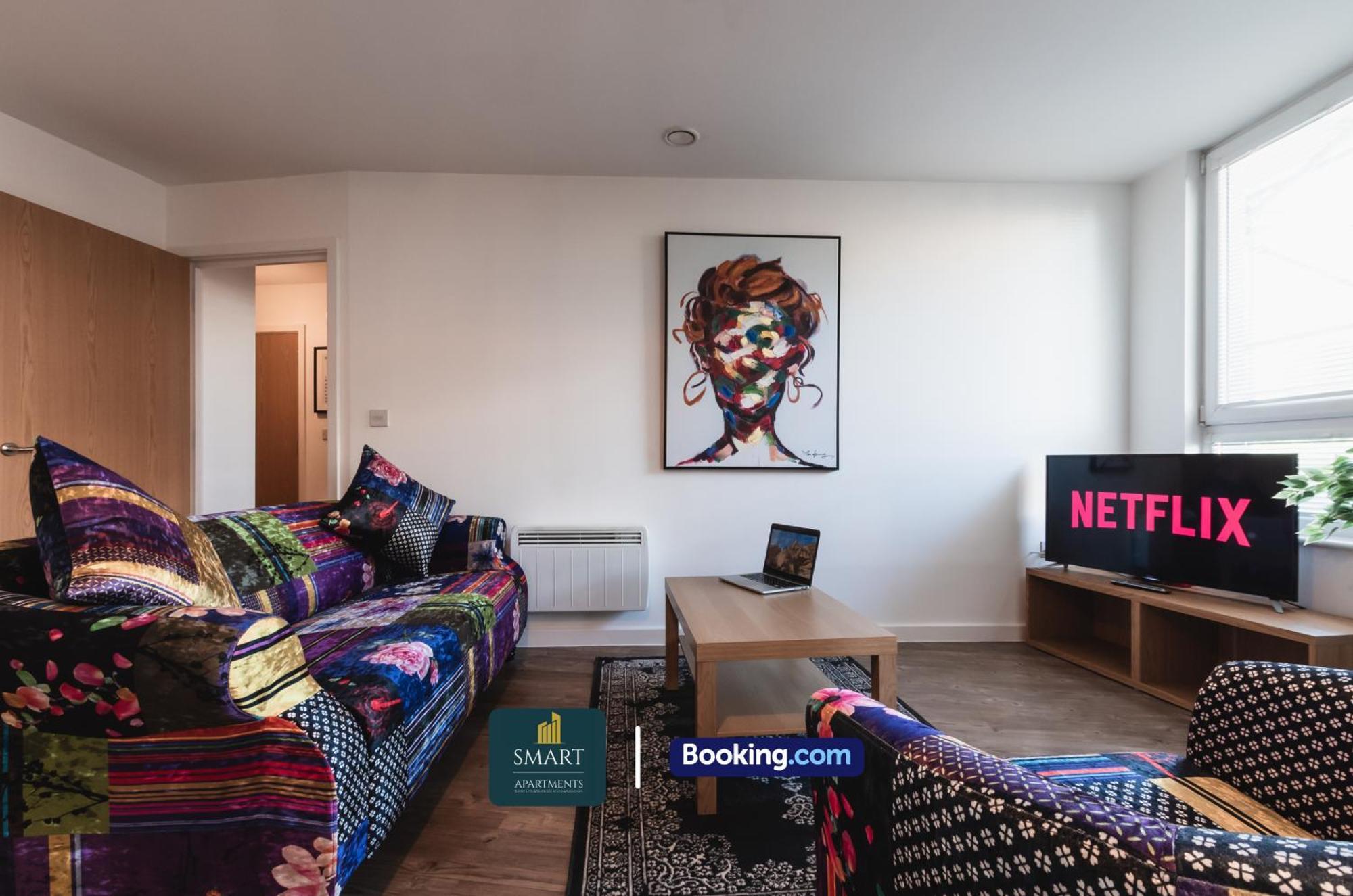 Spacious City Center Apartment By Smart Apartments Short Lets & Serviced Accommodation Apartment Southampton With Free Wifi Eksteriør bilde