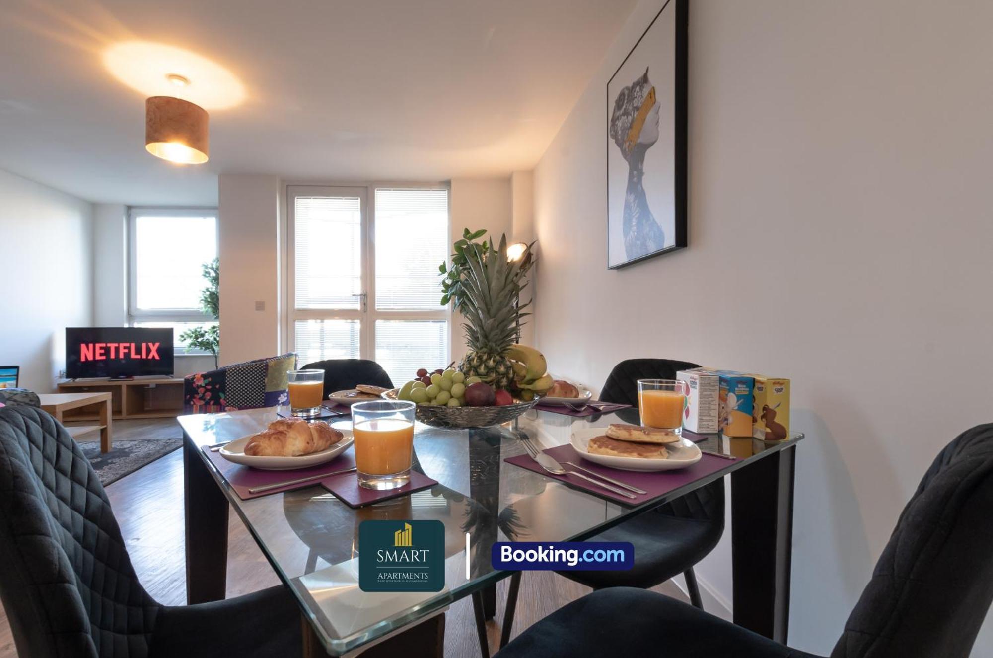Spacious City Center Apartment By Smart Apartments Short Lets & Serviced Accommodation Apartment Southampton With Free Wifi Eksteriør bilde